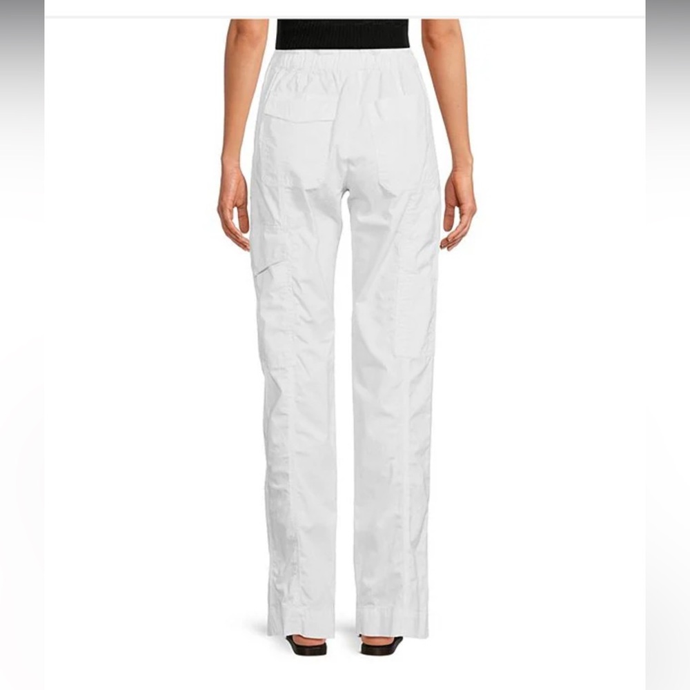 White cargo pants